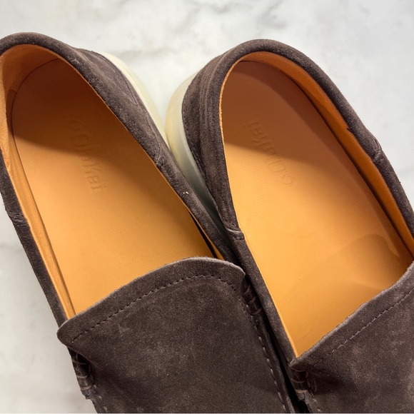 OluKai Ka’a Dark Brown Suede Loafers size 10.5 main image 8